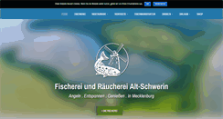 Desktop Screenshot of fischerei-alt-schwerin.de